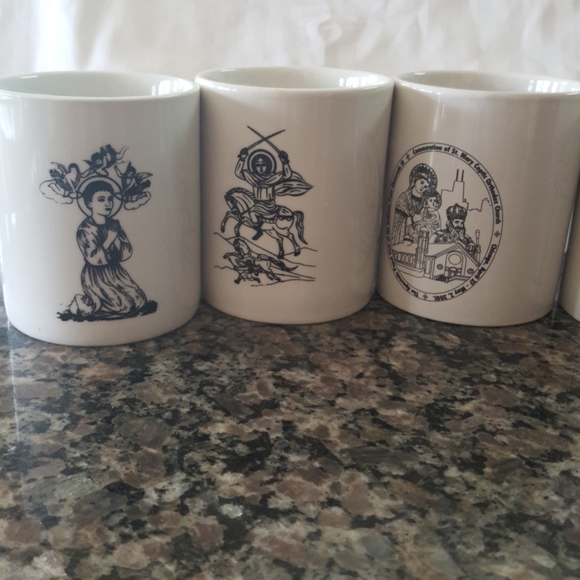 unbranded Other - Coptic orthodox set of 6 mugs new vintage